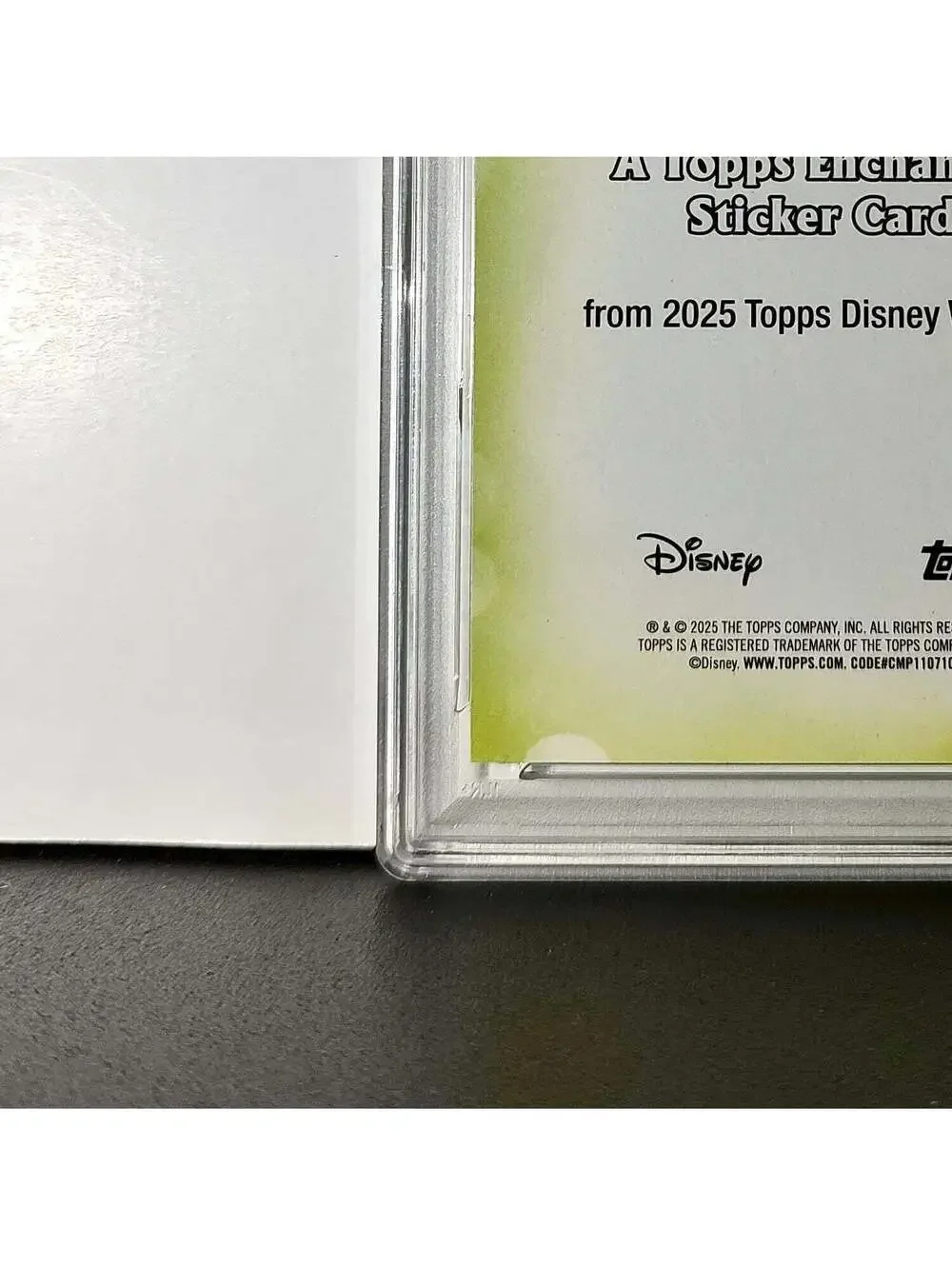 Raya 2025 Topps Disney #ES-24 Enchanted Sticker Card PSA 9
